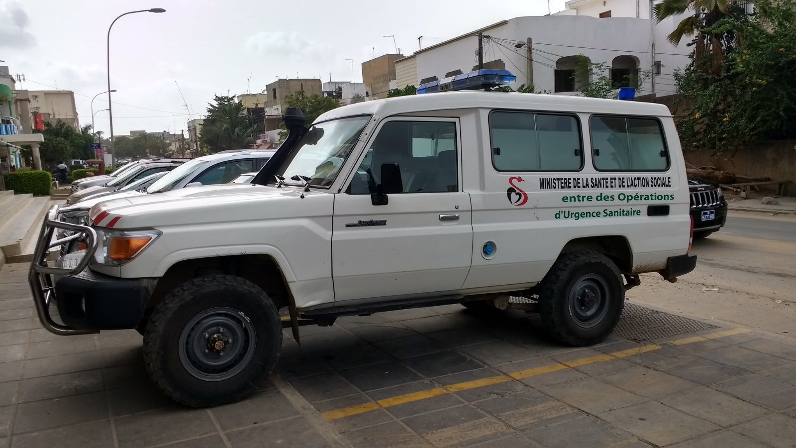 Emergency health transport in Senegal